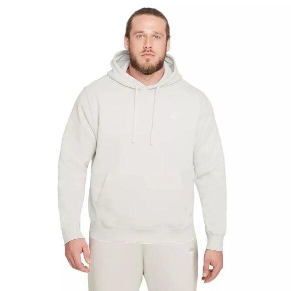 Nike Club Men's Fleece Sweatsuit 2 Pc Tracksuit Matching Bone Beige Tan NWT - Picture 2 of 14